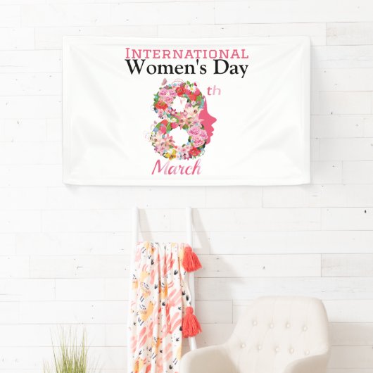 女国際的性の日happy women's day 8 2025 横断幕 (インサイチュ)