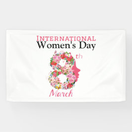 女国際的性の日happy women's day 8 2025 横断幕