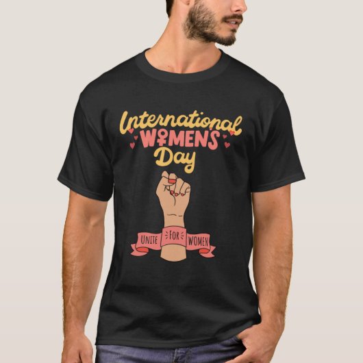 女国際的性S日8 2023年3月EQUを受け入れる Tシャツ (正面)