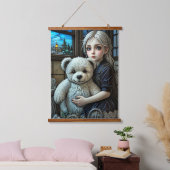 女失ったの子 吊り下げ型タペストリー (寝室)