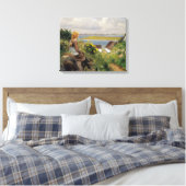 女失ったの考え子(H.A. Brendekilde) キャンバスプリント (インサイチュ (寝室))