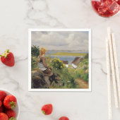 女失ったの考え子(H.A. Brendekilde) スタンダードカクテルナプキン (インサイチュ)