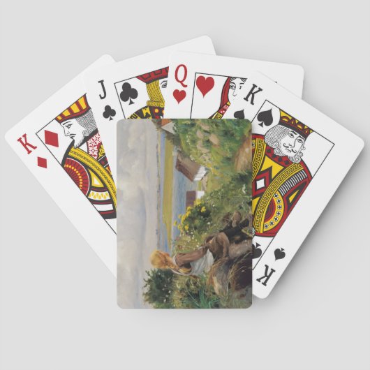 女失ったの考え子(H.A. Brendekilde) トランプ (裏面)