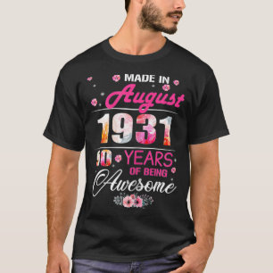 女威厳があるの子1931年誕生日ギフト90歳作 Tシャツ