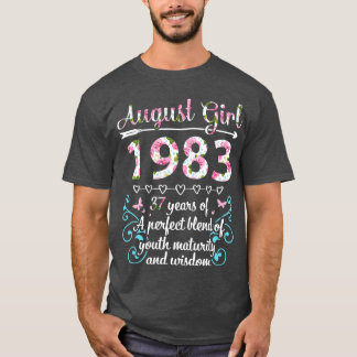 女威厳があるの子1983ハッピーバースデー37年間のパフォーマンス Tシャツ