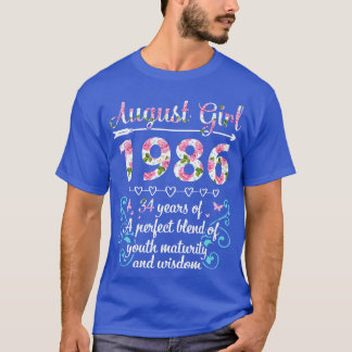 女威厳があるの子1986ハッピーバースデー34年のパフォーマンス Tシャツ