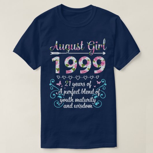 女威厳があるの子1999ハッピーバースデー21年間のパフォーマンス Tシャツ (デザイン正面)