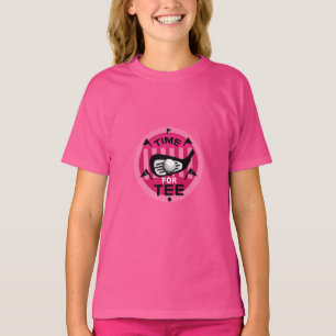 女子おもしろいゴルファープロ狂信的ゴルフ Tシャツ