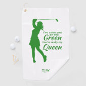 女子おもしろいゴルフ引用文あなたはマイクイーン ゴルフタオル (インサイチュ)