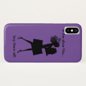 女子おもしろいファッションテーマケース Case-Mate iPhoneケース (裏面(横))