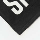 女子おもしろいフィッシュイン用魚釣りクイーンデザイン フリースブランケット (角)