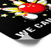 女子おもしろいボーリング男子ボウリングをする人、 クリケットの投手チームボーリングTa ポスター (角)