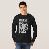 女子おもしろい女子のカラーガードデザイン冬区 Tシャツ (正面フル)