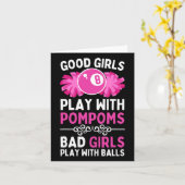 女子おもしろい用ビリヤード8 Llビリヤード・プール カード (黄色い花)