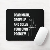 女子おもしろい男子10代の男性の女性Deのための数学引用文 マウスパッド (マウス)
