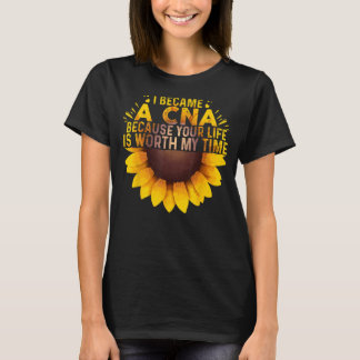 女子おもしろい看護認定CNAデザイン Tシャツ