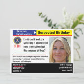 女子おもしろい誕生日容疑者の情報捜索 招待状 (スタンド正面)