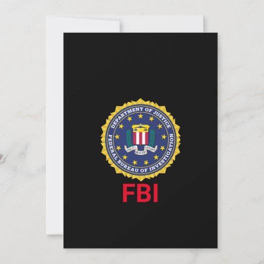 女子おもしろい警察ムグショット誕生日ジョーク 招待状 (裏面)