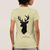 女子おもしろい運動姑狩り日 Tシャツ (裏面)