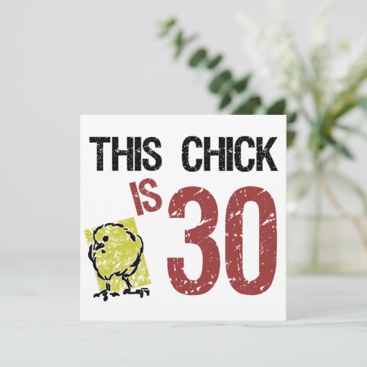 女子おもしろい30歳 カード (スタンド正面)