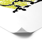 女子おもしろい75誕生日 ポスター (角)