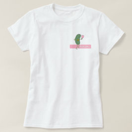 女子お洒落のピクルボールTシャツ Tシャツ