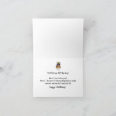 女子お洒落間抜けビーチサンダルカード カード (内部)