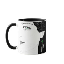 女子かわいらし顔ファッションイラストレーションフローラクール