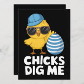 女子が俺に夢中 イースター楽しい卵の宝探し 招待状 (正面/裏面)