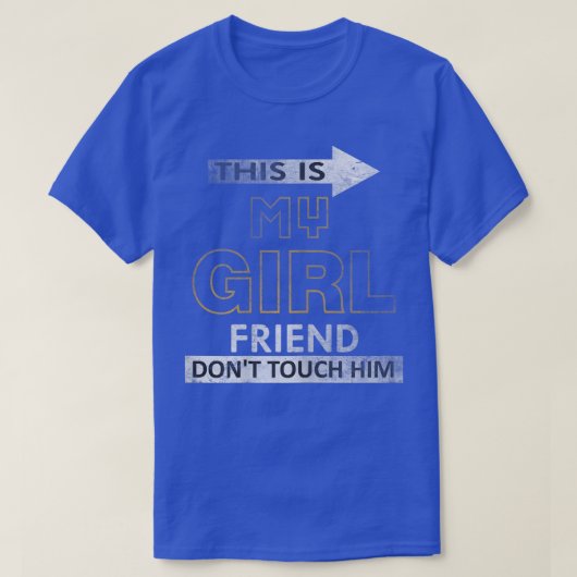 女子これは私のガールフレンドではないTouch Tシャツ (デザイン正面)