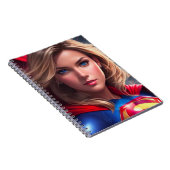 女子すごい漫画カバーノート ノートブック (右側)