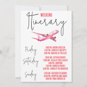 女子たちのお出かけ フラミンゴビーチ ハッピーエンドウィーク 招待状 (裏面)