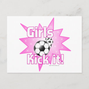 女子たちのサッカー ポストカード