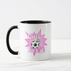 女子たちのサッカー マグカップ