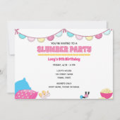 女子たちの寝込みパーティー招待状 招待状 (正面)