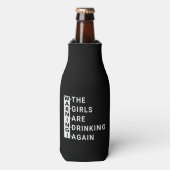 女子たちはまたお酒を飲んでいる 警告 ボトルクーラー (ボトル正面)