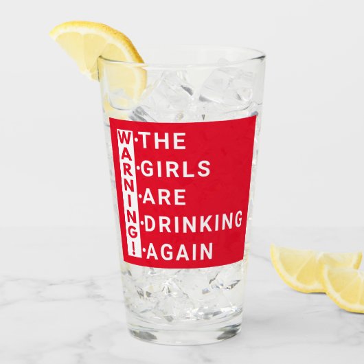 女子たちまた飲んでるよ タンブラーグラス (アイス正面)