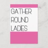 女子たちよ集まれ (正面)