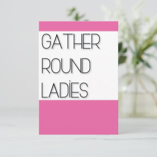 女子たちよ集まれ (スタンド正面)