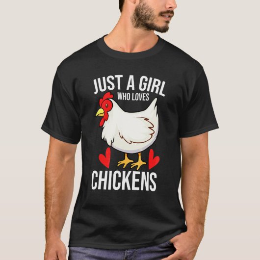 女子のためのニワトリ 母 ニワトリ農家 鶏 Tシャツ (正面)