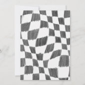 女子のための2高速誕生日ダートバイク招待状 招待状 (裏面)