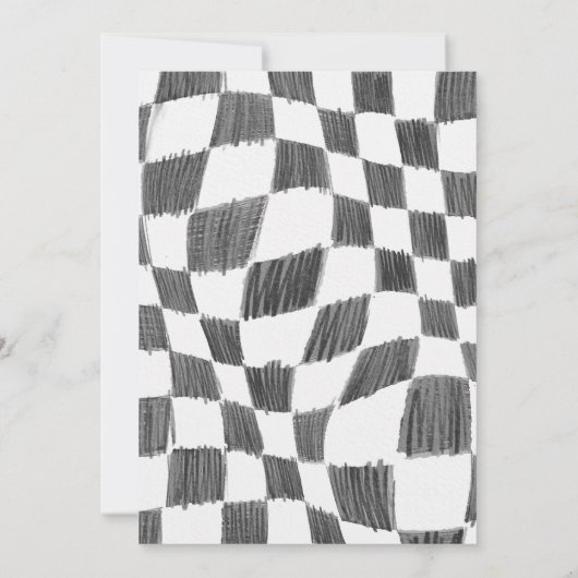 女子のための2高速誕生日ダートバイク招待状 招待状 (裏面)