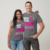 女子のように投げる Yes Ihrow Lika A Girl Shot Putterrack フィ Tシャツ (ユニセックス)