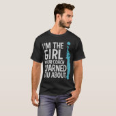 女子のコーチよバスケ警告ットの話よ Tシャツ (正面フル)