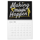 女子の体操やる気を起こさせる体操選手 カレンダー (1月 2026)