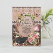 女子の卒業招待状 招待状 (スタンド正面)