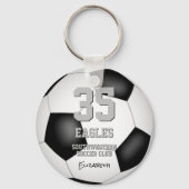 女子の少年記念サッカーチームのギフト キーホルダー (正面)