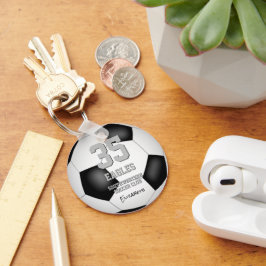 女子の少年記念サッカーチームのギフト キーホルダー