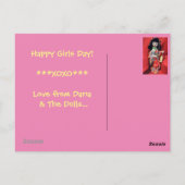 女子の日 ポストカード (裏面)