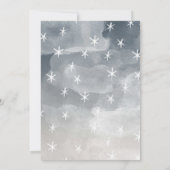 女子の映画誕生日パーティーの招待状 招待状 (裏面)